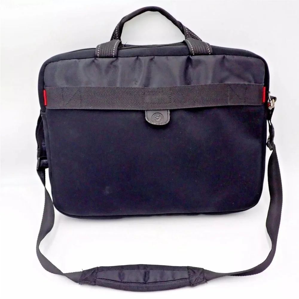 Swiss Gear Wenger Laptop Tablet Case Padded Black Shoulder Strap Crossbody